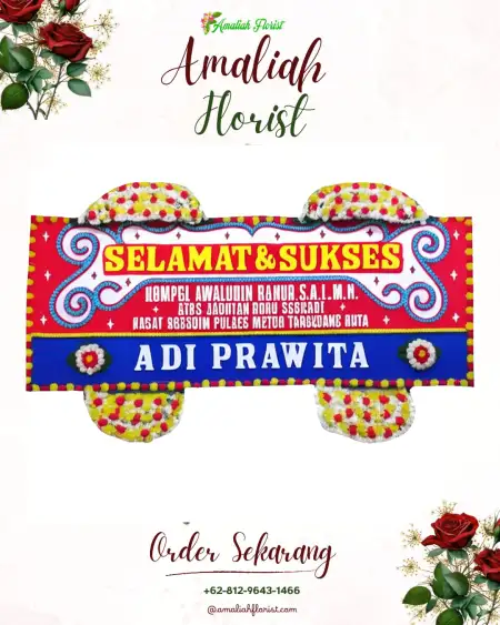 Papan Bunga Ucapan Selamat Jumerto
